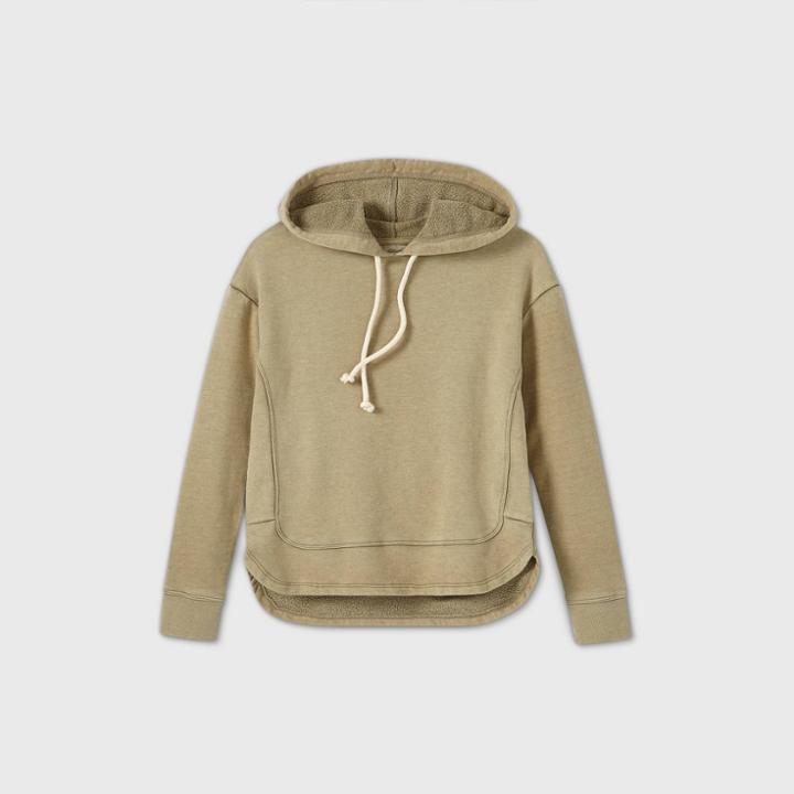 Women's Hooded Fleece Sweatshirt - Universal Thread Olive Green Xs, Green Green