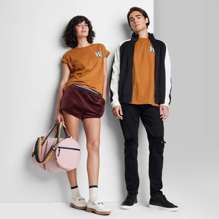 Adult Graphic T-shirt - Original Use Orange/letters