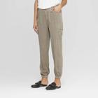 Women's Mid-rise Jogger Cargo Pants - Knox Rose Olive (green)