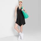 Women's Sleeveless Fit & Flare A-line Dress - Wild Fable Black