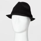 Men's Fedora Hat - Goodfellow & Co Black M/l, Size: