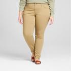 Target Women's Plus Size Curvy Skinny Jeans - Universal Thread Tan
