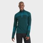 Men's Seamless 1/4 Zip Pullover - All In Motion Turquoise