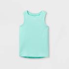 Toddler Girls' Solid Tank Top - Cat & Jack Teal