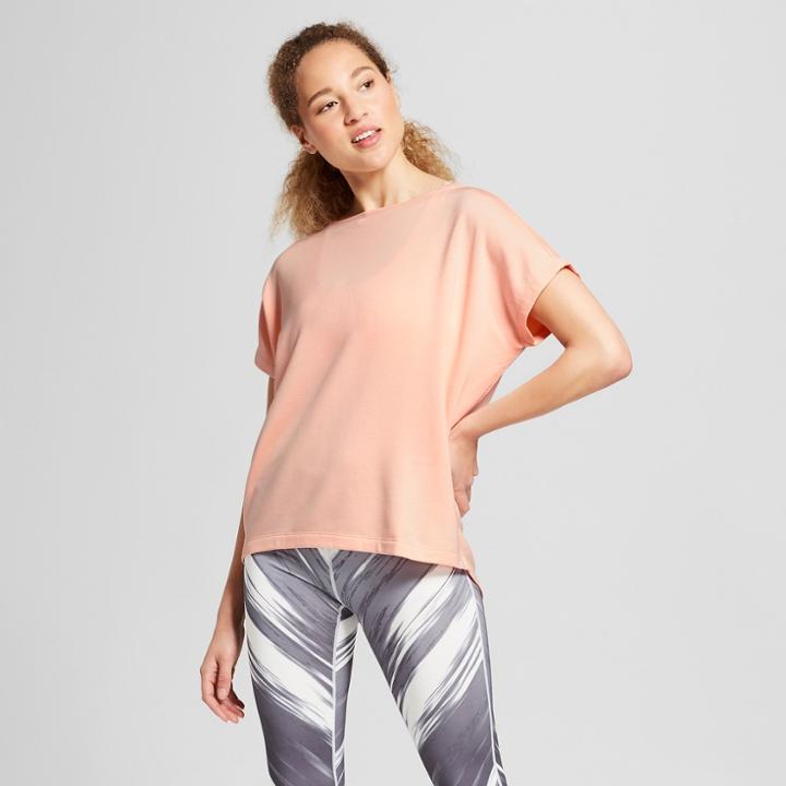 Women's Cozy Layering Poncho - Joylab Bellini Pink