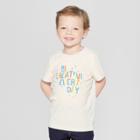 Toddler Boys' Be Creative Everyday Short Sleeve T-shirt - Cat & Jack Cream