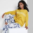 Women's Oversized Crewneck Sweatshirt - Wild Fable Yellow