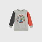 Toddler Boys' Toy Story 4 Fleece Crew Sweatshirt - Heather Gray