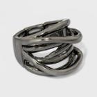 Stretch Twisted Knot Ring - A New Day Hematite
