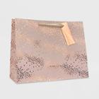 Spritz Large Scatter Dot Vogue Gift Bag Pink -