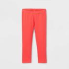 Toddler Girls' Solid Leggings - Cat & Jack Coral
