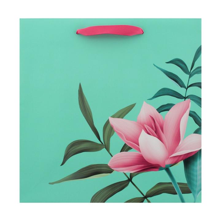 Tropical Flower Lush Medium Square - Spritz,