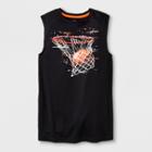 Boys' Hoop Dreams Sleeveless Graphic Tech T-shirt - C9 Champion Black