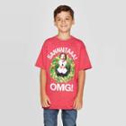 Petiteboys' Elf Sannntaaa Short Sleeve T-shirt - Red