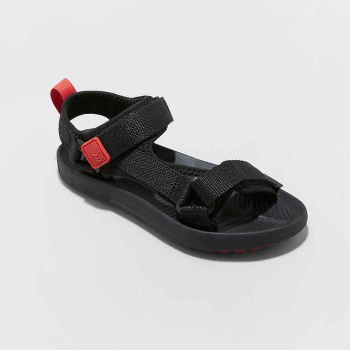 Boys' Ankle Strap Everest Sandals - All In Motion Black