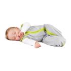Baby Deedee Sleep Nest Lite Lime Wearable Blanket - M (6-18 Months), Gray/green