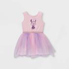 Toddler Girls' Minnie Mouse Sleeveless Tutu Dress - Pink