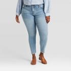 Women's Plus Size Vintage Skinny Jeans - Ava & Viv