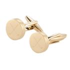 Cathy's Concepts Gold Golf Round Cuff Links,