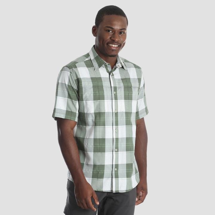 Wrangler Men's Outdoor Short Sleeve Button-down Shirt -