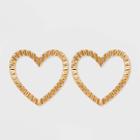 Sugarfix By Baublebar Gold Heart Stud Earrings - Gold