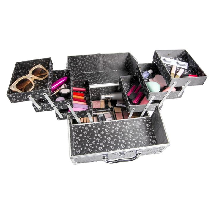 Target Caboodles Lovestruck 6-tray Train Case Black Diamond