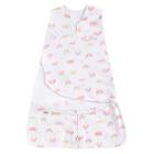 Halo Innovations Sleepsack 100% Cotton Swaddle Wrap - Sunshine Rainbows S, Yellow Rainbows