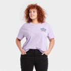 Women's Disney Plus Size The Proud Family Short Sleeve Graphic T-shirt - Light Purple