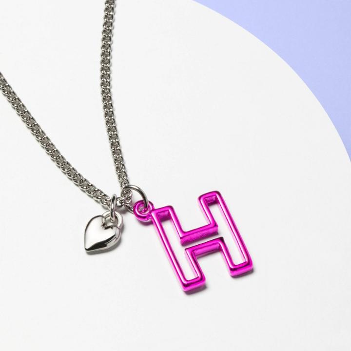 More Than Magic Girls' Monogram Letter H Necklace - More Than