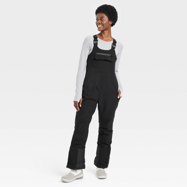 Women's Snowsport Waterproof Bib - All In Motion Black