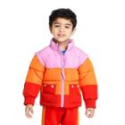 Toddler Color Block Puffer Jacket - Lego Collection X Target Pink/orange/red