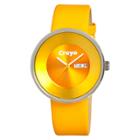 Target Women's Crayo Button Watch With Day And Date Display - Yellow