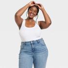 Women's Slim Fit Tank Top - Ava & Viv White