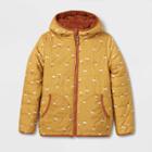 Girls' Reversible Puffer Jacket - Cat & Jack Yellow