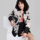 Women's Denim Chore Jacket - Wild Fable Black Wash Tie-dye