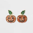 Sugarfix By Baublebar 'squash The Competition' Statement Earrings - Orange