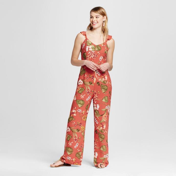 Women's Tie-back Jumpsuit - Xhilaration (juniors') Orange