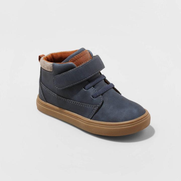 Toddler Boys' Fields Boots - Cat & Jack Navy