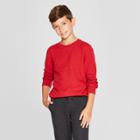 Boys' Long Sleeve Sweatshirt - Cat & Jack Red