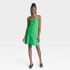 No Brand Black History Month Women's Satin Slip Dress - Green