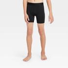 Boys' Fitted Performance Shorts - All In Motion Black