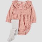 Carter's Just One You Baby Girls' Ruffle Bubble Romper - Just One You Made By Carter's Pink Newborn