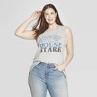Women's Game Of Thrones Plus Size House Stark Muscle Crewneck Tank Top (juniors') - Gray