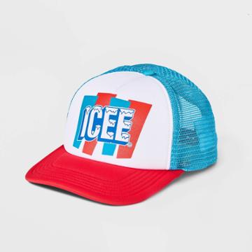 Men's Icee Foam Trucker Baseball Hat - Red/white/blue