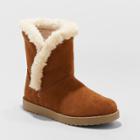 Women's Daniah Wide Width Suede Winter Boots - Universal Thread Chestnut (brown) 9w,