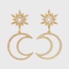Sugarfix By Baublebar Star And Moon Drop Earrings - Gold