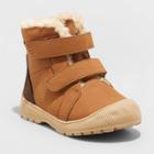 Toddler Eli Slip-on Winter Boots - Cat & Jack Cognac