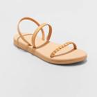 Women's Tommie Triple Strap Sandals - Universal Thread Tan