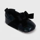 Ro+me By Robeez Baby Girls' Velvet Mary Jane Shoes - Black