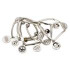 Women's Disney Star Wars Episode 7 Lead Hero Rey Stainless Steel Stretchable Charm Bracelet,